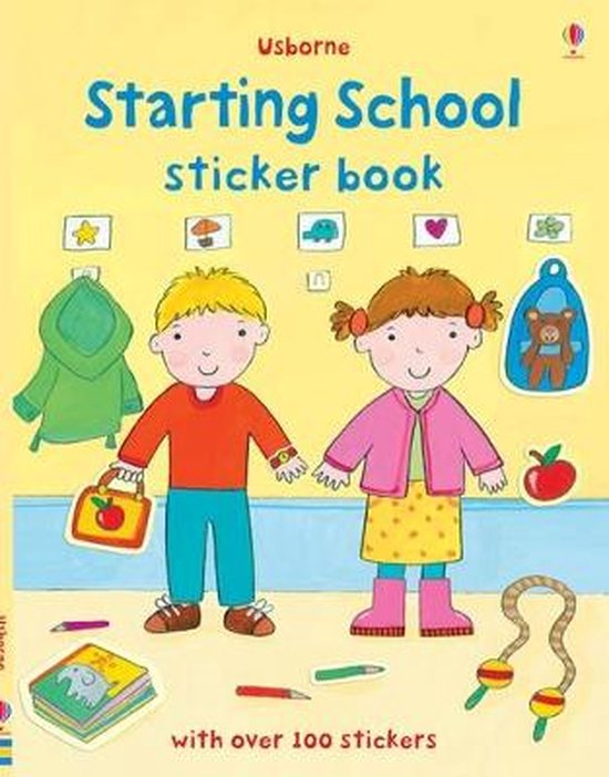 First Sticker Book Starting School