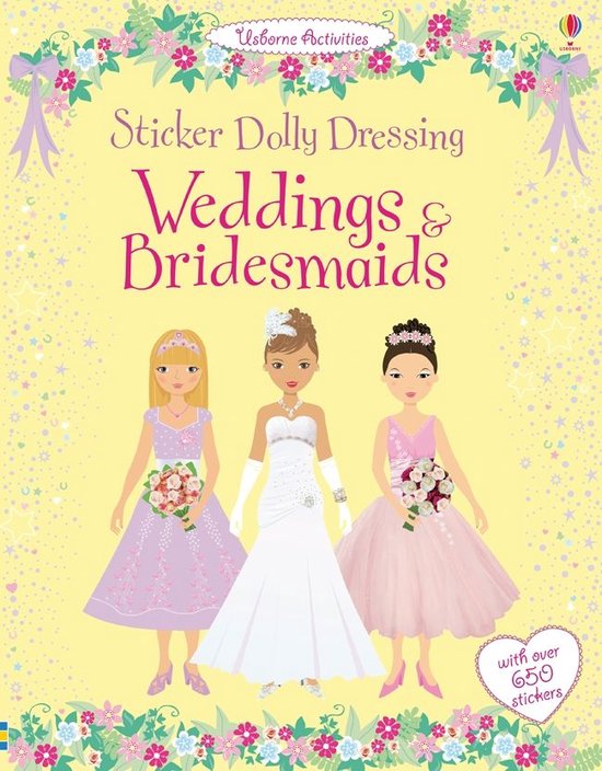 Sticker Dolly Dressing Weddin Bridesmaid