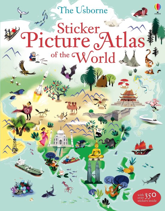 Sticker Picture Atlas Of The World