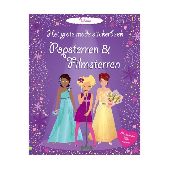 GROTE MODE STICKERBOEK - POPSTERREN EN FILMSTERREN