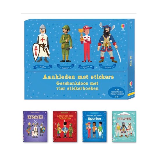 Aankleden met stickers - Geschenkdoos