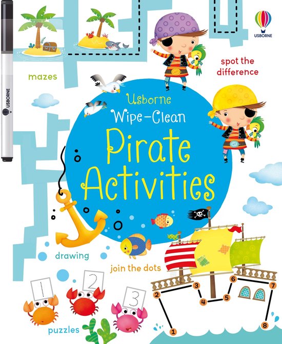 Wipe Clean Pirate Activities