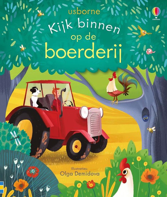 Kijk binnen op de boerderij