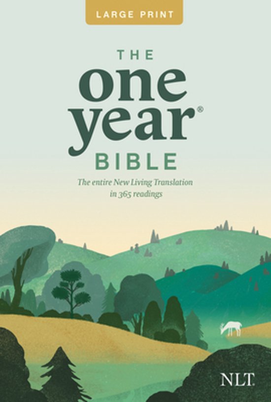 One Year Premium Slimline Bible NLT Larg