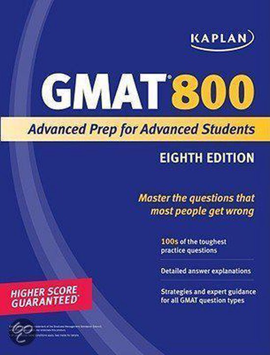 Kaplan GMAT 800 Advanced