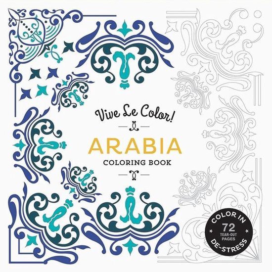 Vive Le Color! Arabia Coloring Book