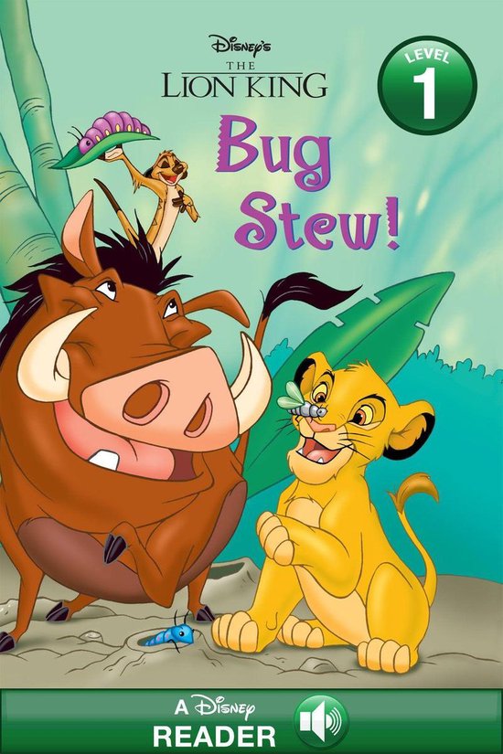 Disney Reader with Audio (eBook) 1 - The Lion King: Bug Stew