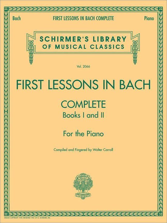 First Lessons In Bach - Complete;First Lessons In Bach