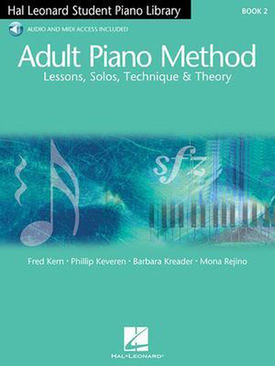 Hal Leonard Adult Piano Method Lessons Solos Technique  Theory Bk2Cd Uk Edition