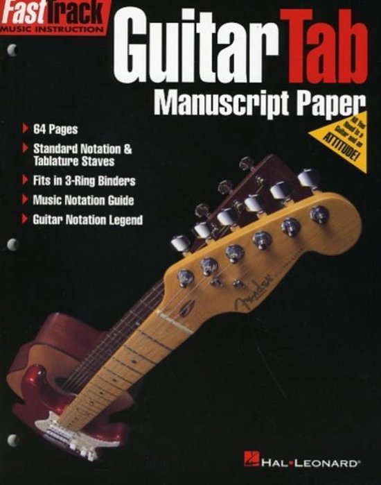 Fasttrack Guitar Tab Manuscript Paper