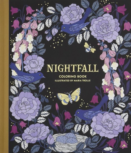 Nightfall Coloring Book Originally Published in Sweden as Skymningstimman Colouring Books