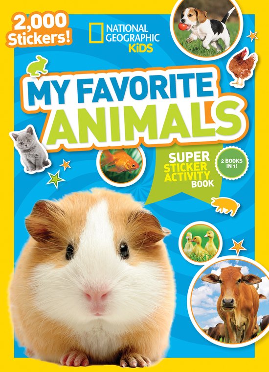 My Favourite Animals Sticker Book