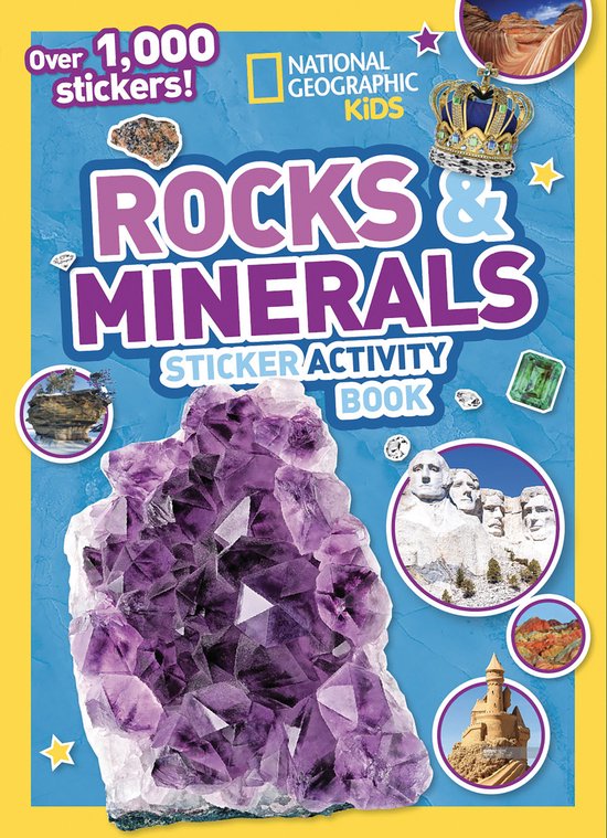 Rocks and Minerals Sticker Activity Book Over 1,000 stickers Stickers Books