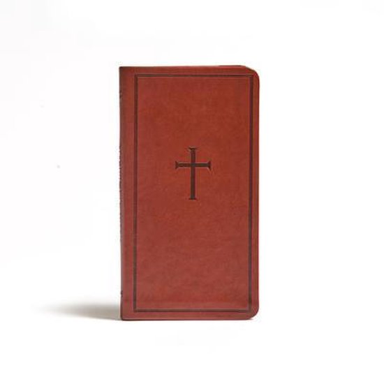 CSB Single-Column Pocket New Testament, Brown LeatherTouch