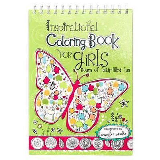 Inspirational Coloring Book for Girls