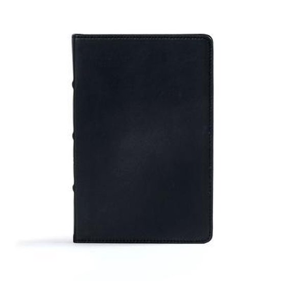 CSB Ultrathin Reference Bible, Black Premium Goatskin