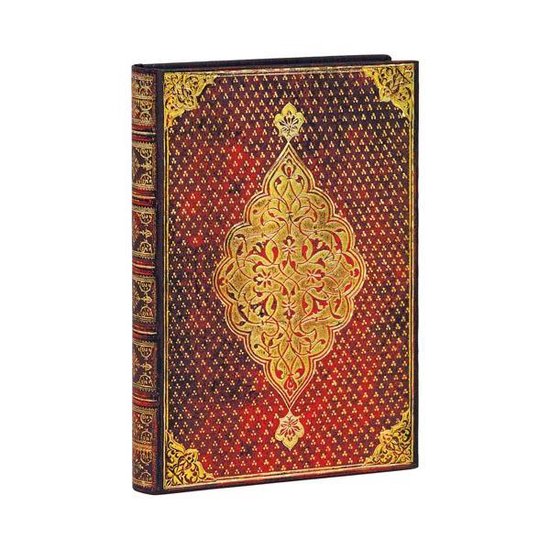 Paperblanks Hardcover Journal Golden Trefoil Lined Midi 130 180 mm Ultra Unlined