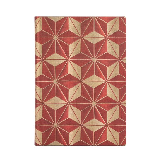 Ukiyo-e Kimono Patterns- Hishi (Ukiyo-e Kimono Patterns) Midi Lined Journal