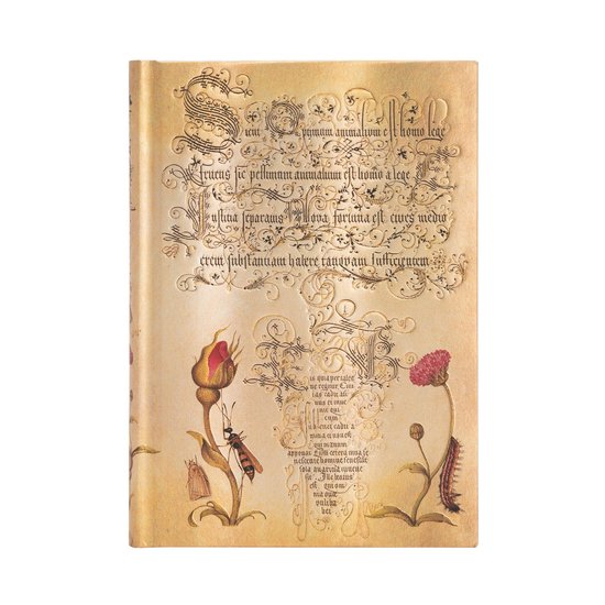 Mira Botanica- Flemish Rose (Mira Botanica) Midi Lined Hardcover Journal