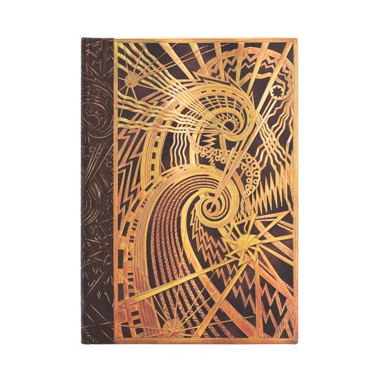 New York Deco-The Chanin Spiral (New York Deco) Midi Lined Hardcover Journal