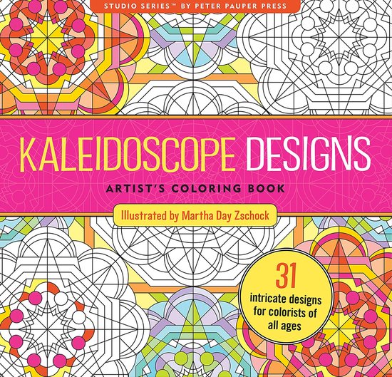 Kaleidoscope Designs Artist's Adult Coloring Book