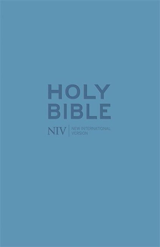 Niv Pocket Cyan Soft Tone Bible With Zip