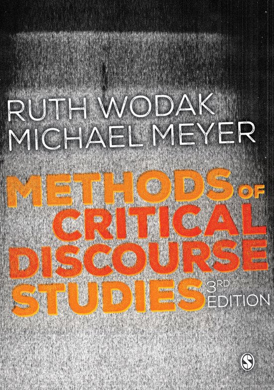 Methods of Critical Discourse Studies