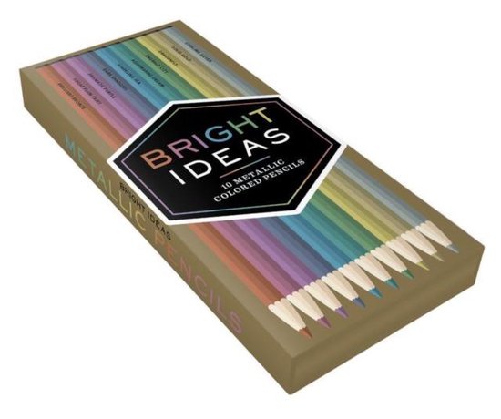 Bright Ideas Metallic Colored Pencils: 10 Colored Pencils