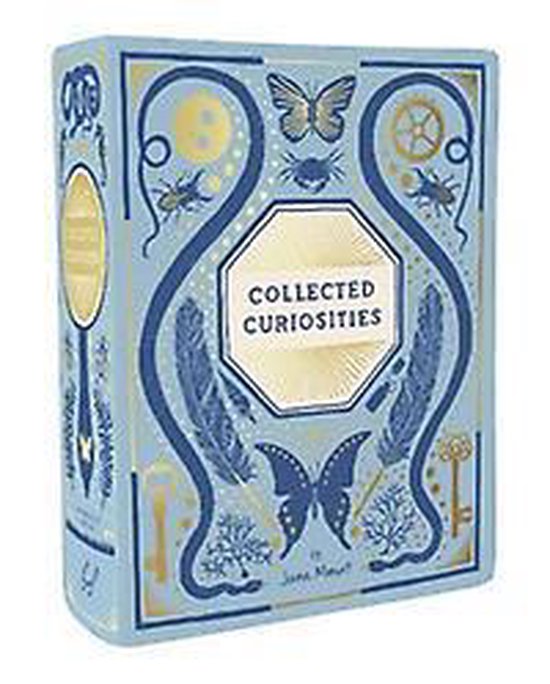 Bibliophile Ceramic Vase: Collected Curiosities Illustrated by Jane Mount