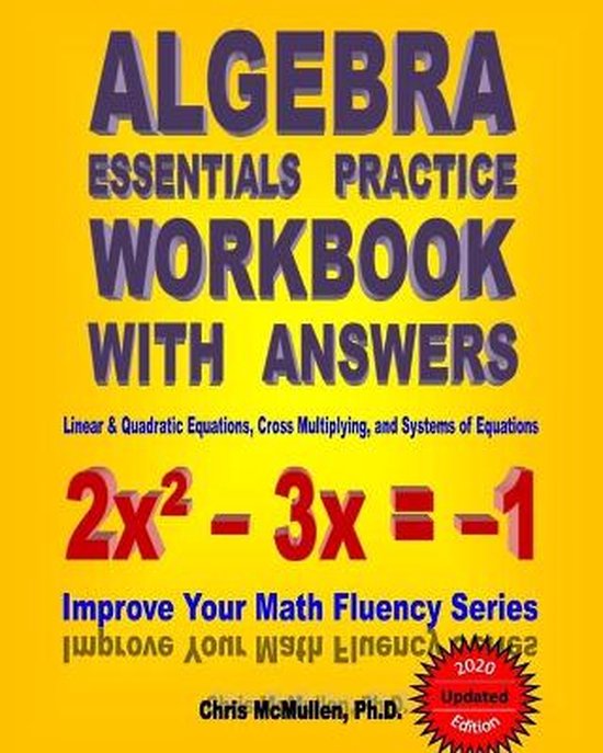 Algebra Essentials Practice Workbook With Answers