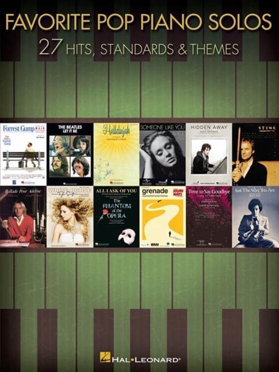 Favorite Pop Piano Solos - 27 Hits And Themes