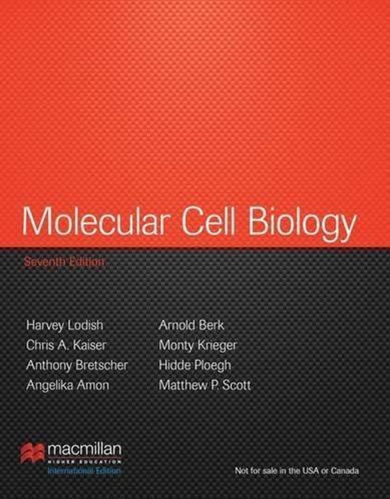 Molecular Cell Biology 7th