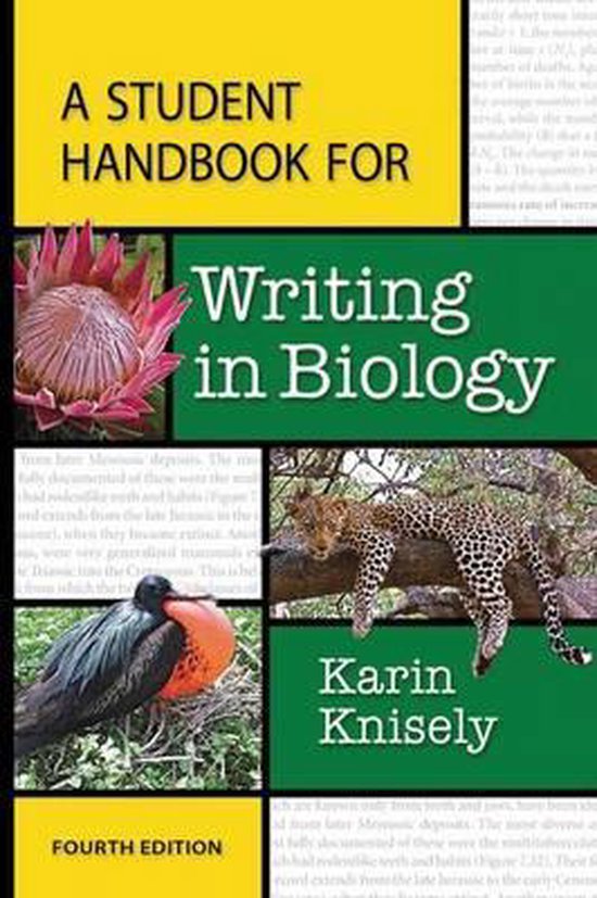 Student H&book For Writing In Biology