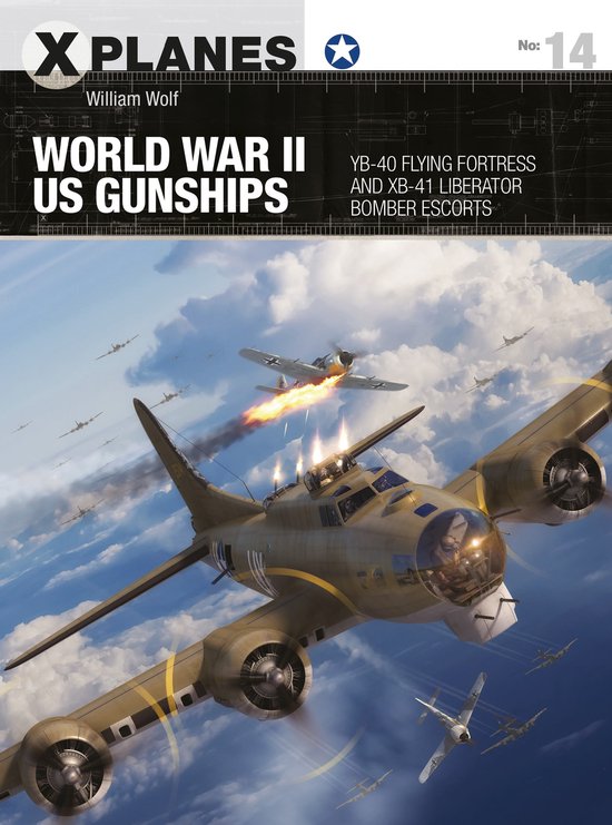 World War II US Gunships YB40 Flying Fortress and XB41 Liberator Bomber Escorts XPlanes