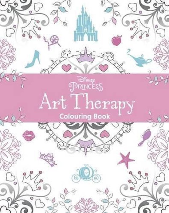 Disney Princess Art Therapy Colouring Book