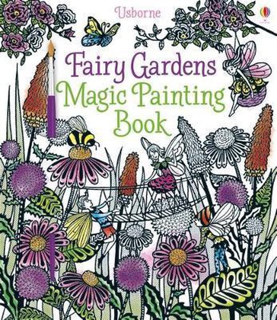 Fairy Gardens Magic Painting Book