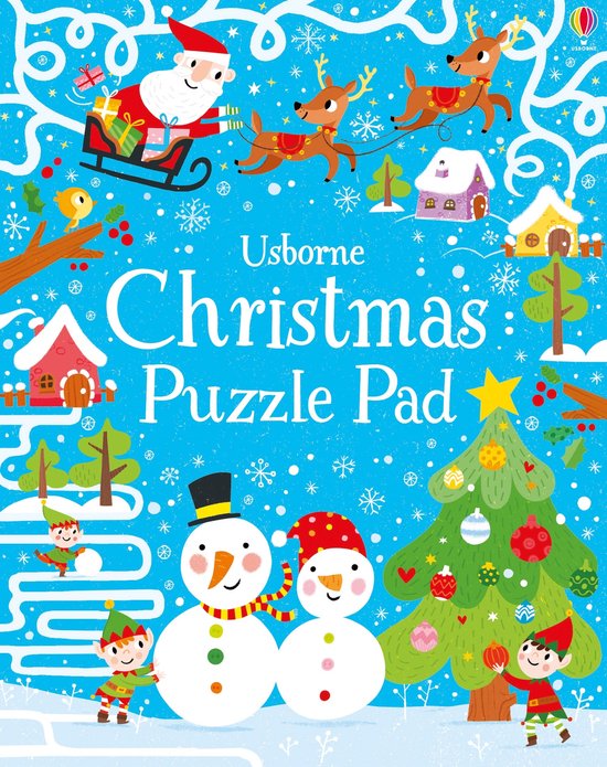 Christmas Puzzles Pad