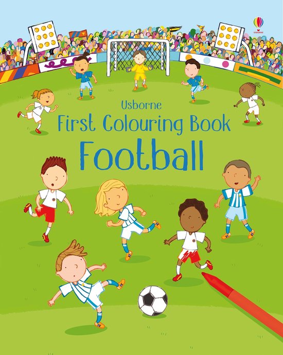 First Colouring Book Football