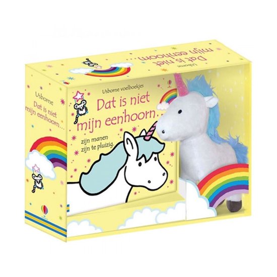 Usborne Voelboekjes 1 - Dat is niet mijn eenhoorn... Voelboekje + knuffel