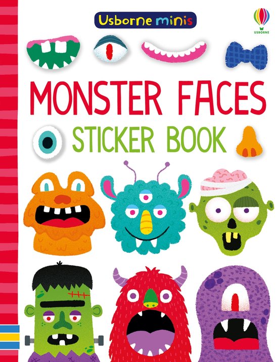 Monster Faces Sticker Book Usborne Minis