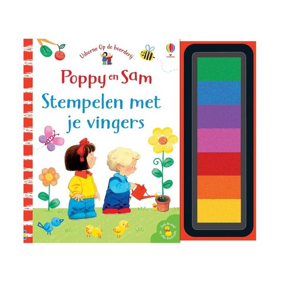 Stempelen met je vingers 1 - Poppy en Sam