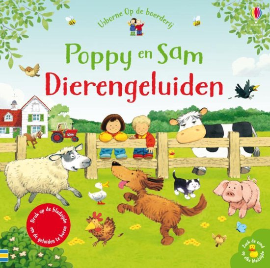 Usborne Geluidsboekjes - Poppy en Sam Dierengeluiden