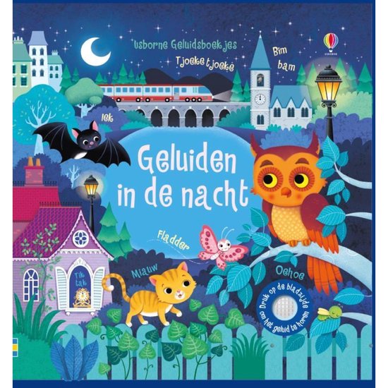 Usborne Geluidsboekjes - Geluidsboekje – Geluiden in de nacht