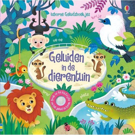 Usborne Geluidsboekjes - Geluiden in de dierentuin