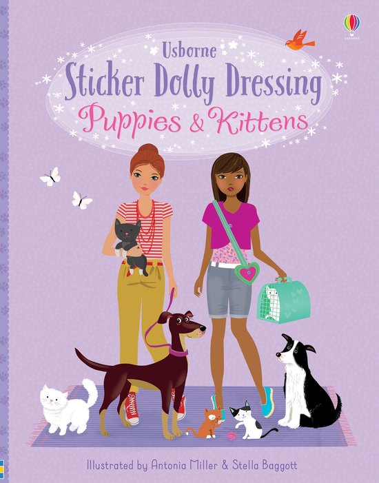 Sticker Dolly Dressing Puppies and Kittens 1