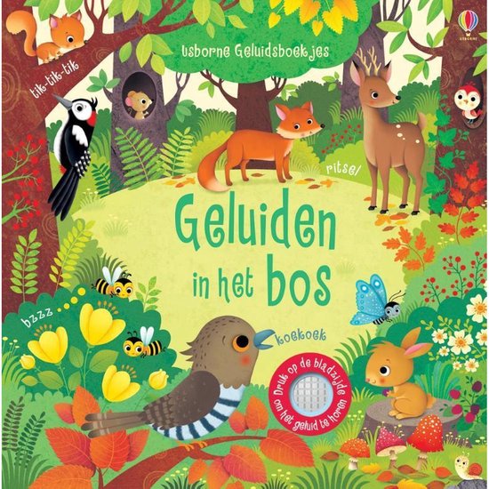 Usborne Geluidsboekjes - Geluidsboekje – Geluiden in het bos