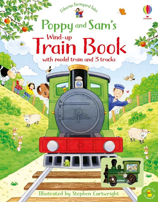 Poppy and Sam's Wind Up Train Book Farmyard Tales Poppy and Sam 1