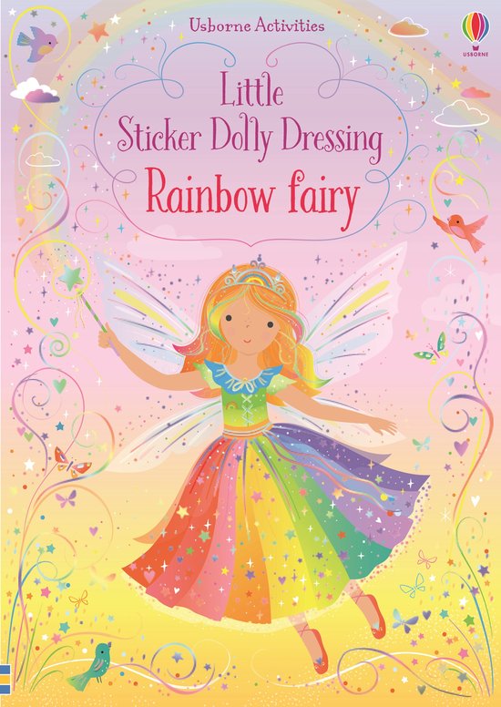 Little Sticker Dolly Dress Rainbow Fairy