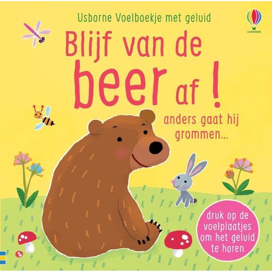 Usborne Voelboekje met geluid 1 - Blijf van de beer af!