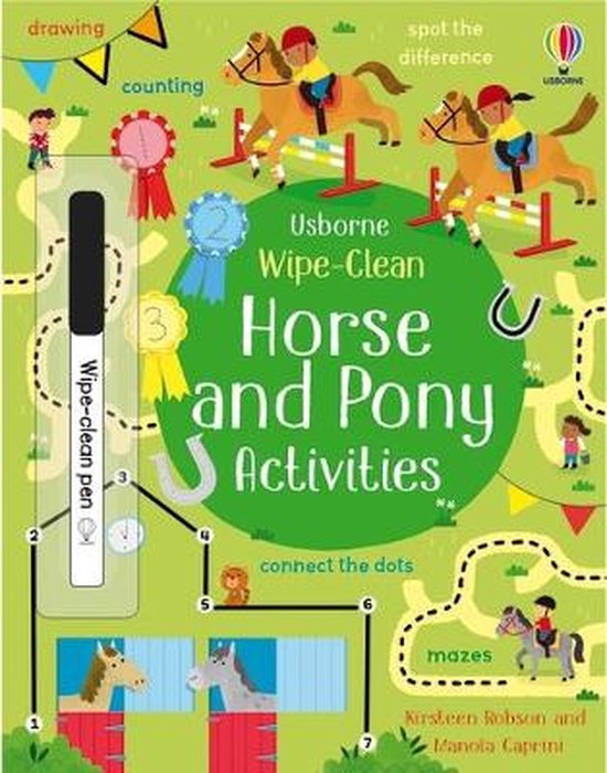 Wipe-clean Activities- Wipe-Clean Horse and Pony Activities